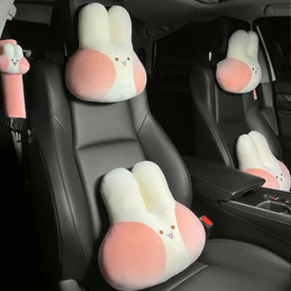 Neck pillow หมอนรองคอ ใยสังเคราะห์ ลอกเข็มขัดนิรภัย ที่หุ้มเข็มขัดนิรภัย ที่หุ้มเข็มขัดนิรภัยในรถยนต์ ไฮเอนด์ เนื้อผ้าใส่สบาย