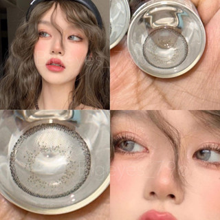 ✨ Gray ขนาดตาโต (Bigeyes) ☀️กรองแสง uv เลนส์แท้จดทะเบียนถูกต้อง ผ่านอย.ไทย บิ๊กอายสีเทา✔️