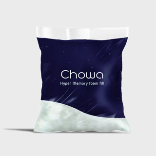 Chowa ถุงเติมไส้หมอนไฮเปอร์เมมโมรี่โฟมสำหรับใช้กับหมอน Chowa ปริมาณ 500 กรัม