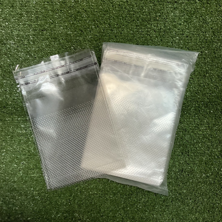 ถุงใส่ผัก แบบรูพรุน BOPP Perforated กันไอน้ำ ขนาด 12.5 x 17 +4 cm แพ็ค 100 ชิ้น