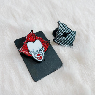 พร้อมส่ง 🤡 เข็มกลัดตัวตลก Pennywise จากเรื่อง IT🎈