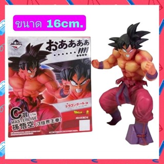 โมเดล Dragonball Goku ดราก้อนบอล ซุน โกคู ท่าหมัดเจ้าพิภพ ขนาด16cm. มีกล่อง