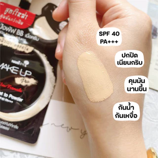 [ซอง] นามิ เมคอัพ โปร บีบี เวท ทู พาวเดอร์ SPF40 PA+++ 7 ก. บีบีซองดำนามิ Nami Make Up Pro BB Wet To Powder 7g