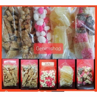 ขนมจันอับ แพ็ค​1 กิโลกรัม จันอับรวม 5 อย่าง​ ชุดจันอับรวม จับกิ้ม แต้เหลี้ยว​ ขนมมงคล ขนมแต่งงาน ขนมไหว้ตรุษจีน สารทจีน