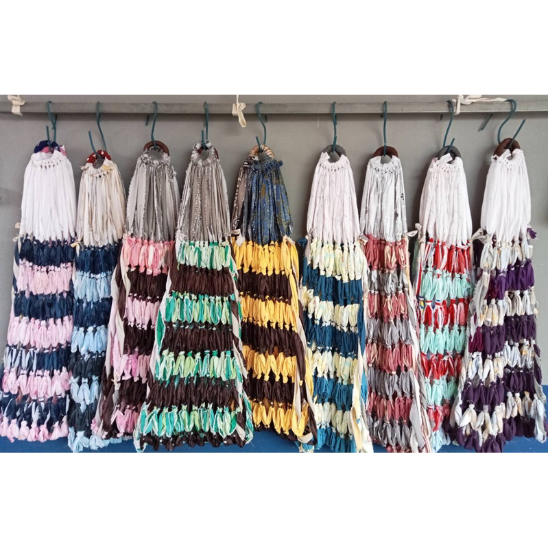 เปลผ้าถักเอง #แบบไม่มีไม้ #ขายมานานกว่า7ปี #คละสีเท่านั้น