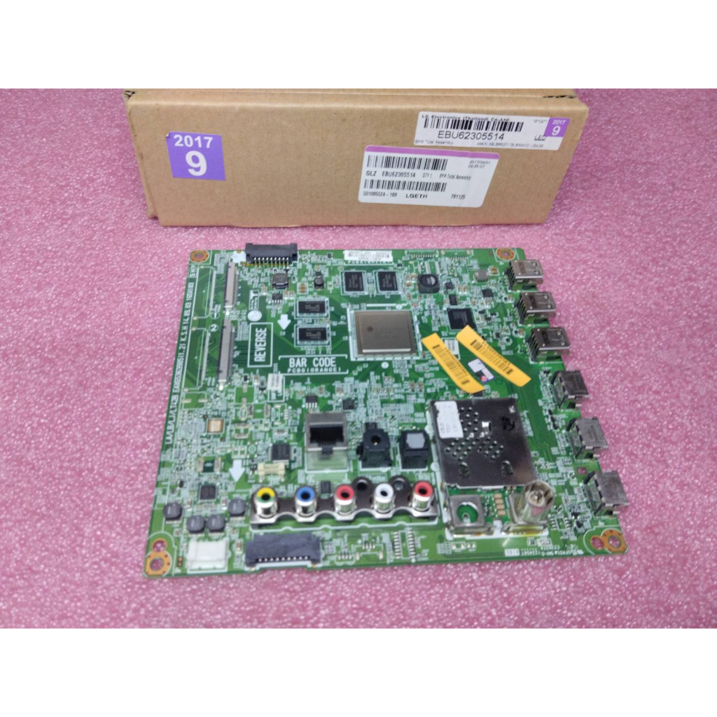 ใหม่แท้ เบิกศูนย์ เมนบอร์ดแอลจี พาร์ท EBU62305514  MAIN 39LB652T 42lb650 50lb650 เวอร์ชั่น สายแพร กิ