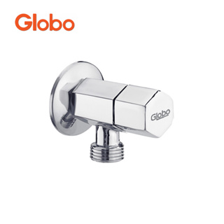 วาล์วฝักบัว วาล์วน้ำ ก๊อกฝักบัว วาล์วเปิดปิดน้ำ สต็อปวาล์ GLOBO รุ่น GA-91-490 สีโครเมี่ยม