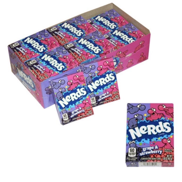 🔥 พร้อมส่งจากไทย 🔥 ขนม USA Nerds Candy องุ่น + สตอเบอรี่
