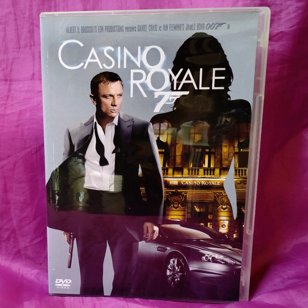 DVD Movie Casino Royale : ดีวีดี ภาพยนตร์ 007 พยัคฆ์ร้ายเดิมพันระห่ำโลก