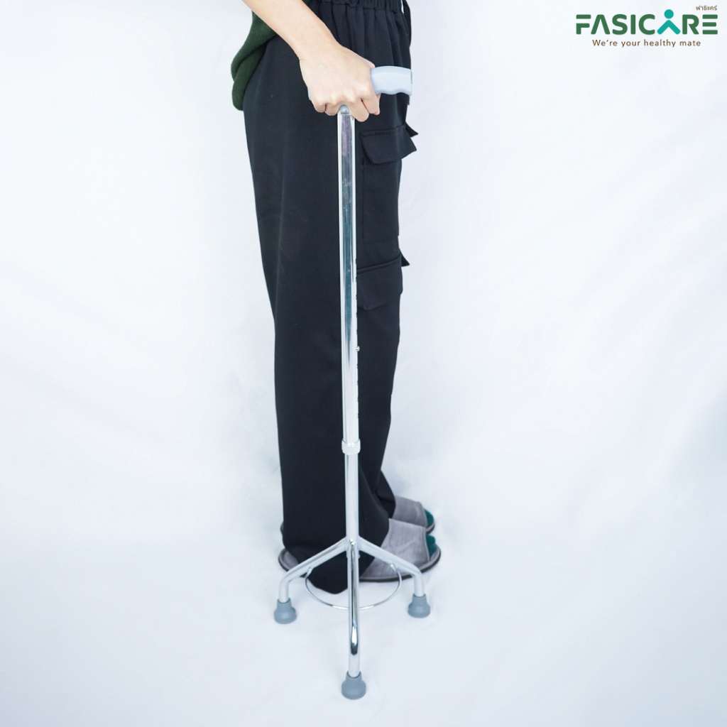 FASICARE ไม้เท้า 3ขา ด้ามจับทรงหัวฆ้อน ปรับระดับสูง-ต่ำได้ รุ่น FA-013 - รูปที่ 3