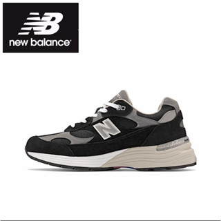 New Balance 992 Black gray Sports shoes style ของแท้ 100 %