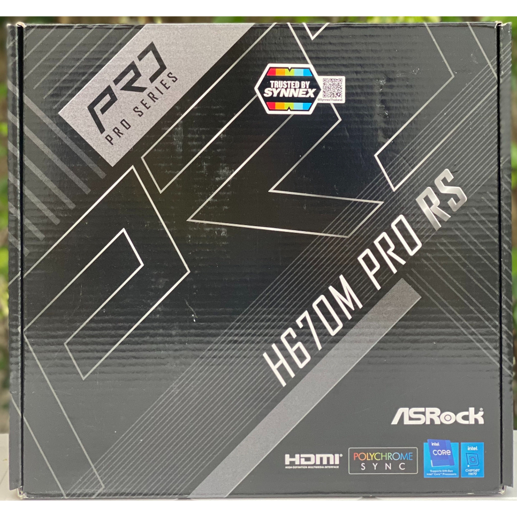 Mainboard ASROCK H670M PRO RS Socket 1700 ของใหม่ ประกัน3ปี