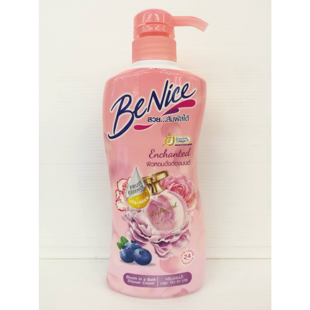 ใหม่! BeNice Bloom in a Bath Shower Cream (450 มล.) บีไนซ์ บลูม อิน อะ บาธ ครีมอาบน้ำ เอนชานท์เทต
