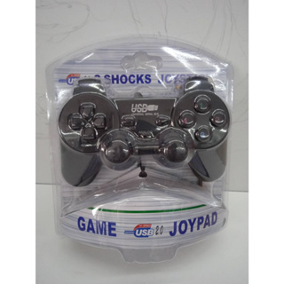 JOY GAME USB จอยเกมต่อคอมพิวเตอร์ ใช้สำหรับเครื่องคอมเท่านั้น จอยสั่นแบบเดี่ยว จอยอันนาล็อค สายยาว 1.2 เมตร แข็งแรงทนทาน