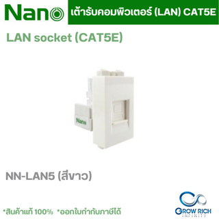 NANO เต้ารับคอมพิวเตอร์ นาโน (LAN) CAT5E  NN-LAN5