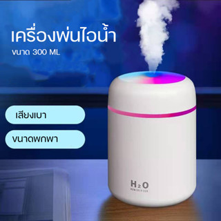 เครื่องพ่นไอน้ำ  เครื่องฟอกอากาศขนาดเล็กเพิ่มความชื้น  Aroma Diffuser LED Humidifier Home Office Car 01