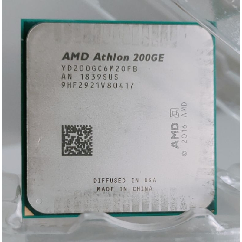 ซีพียู CPU AMD AM4 ATHLON 200GE มือสอง