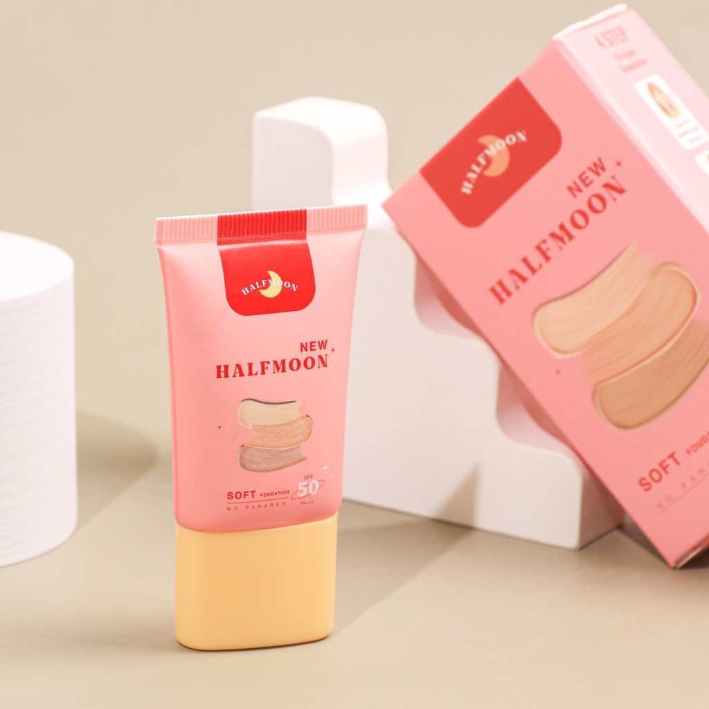 พร้อมส่ง รองพื้นฮาฟมูนตัวใหม่ Halfmoonรองพื้นหน้าเงา กันแดดรองพื้นพระจันทร์