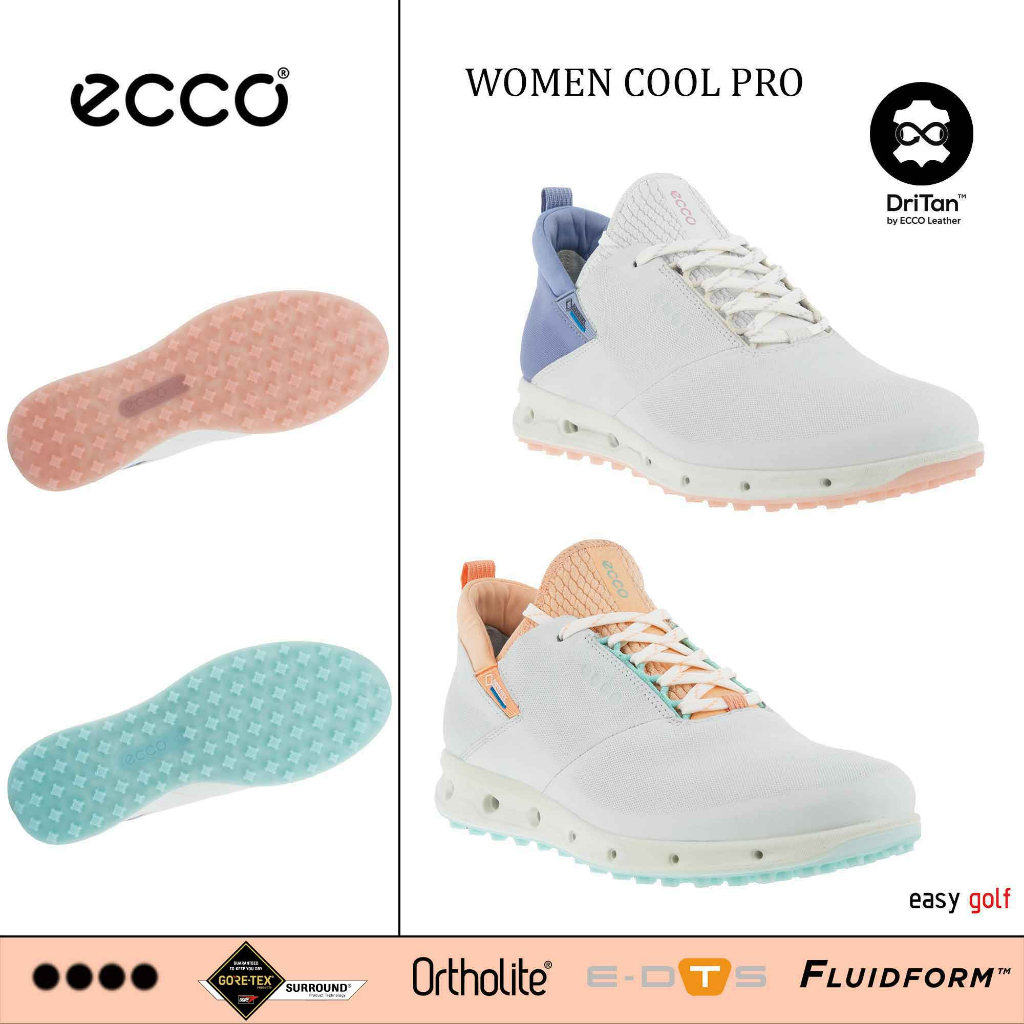 ECCO COOL PRO WOMEN ECCO GOLF GOLF SHOES รองเท้ากีฬากอล์ฟผู้หญิง รุ่น SS22
