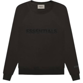 ESSENTIALS FRONT LOGO EMBOSSED SWEATER