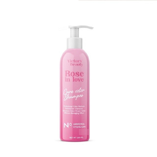 SHAMPOO แชมพูล็อคสีผม VICTORY BEAUTY Roes in Love สีติดทนนาน สระผมพร้อมบำรุง ปริมาณ 200 ML