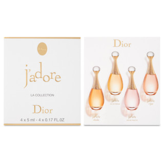 SET DIOR JADORE LA COLLECTION 4IN1 (4X5ML)  FOR WOMEN น้ำหอมของขวัญขนาด 5ml 4 ขวดในกล่องสวยหรู