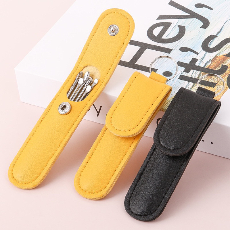 ชุดไม้แคะหู 6 ชิ้น 7 ชิ้น 8 ชิ้น Ear Spoon Ear Pick ที่แคะหู สแตนเลส