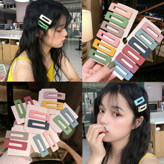 Snap กิ๊บติดผมโลหะป้องกันการลื่นแฟชั่นสไตล์ด้าน Headwear ผม Barrettes สำหรับผู้หญิงสาว