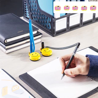 Deli ปากกาเจลแบบตั้งโต๊ะพร้อมแท่น หมึกน้ำเงิน Deli Desk Pen Stand (0.5/0.7 mm) อุปกรณ์เครื่องเขียน