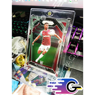 การ์ดนักฟุตบอล 2020-21 Panini Prizm Premier League Ben Johnson West Ham United Base Card #189 (RC)