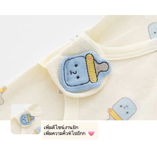บอดี้สูทเด็ก ไซส์52-66 ชุดเด็กแรกเกิด ผ้าCotton 100% ชุดเด็ก เสื้อเด็ก