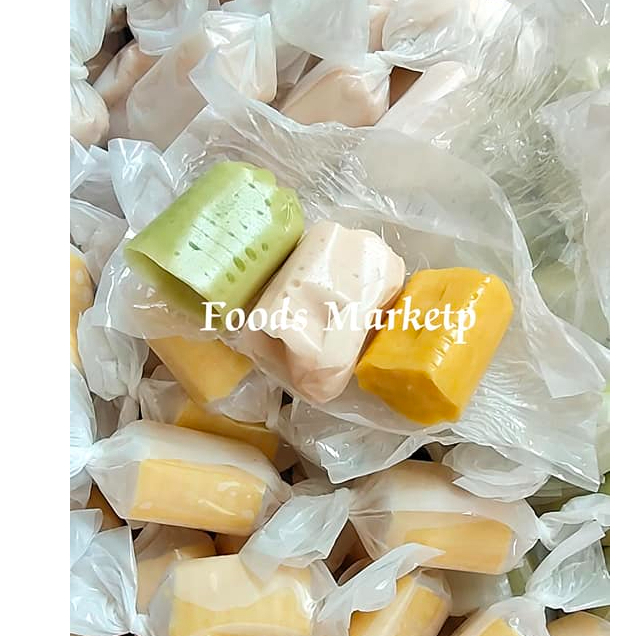 (พร้อมส่ง) ทอฟฟี่รสทุเรียน ทอฟฟี่รสใบเตย ทอฟฟี่รสนม ( 500 กรัม/1 กิโลกรัม ) ผลไม้อบแห้ง ทุเรียน ขนมไทย ขนม OTOP
