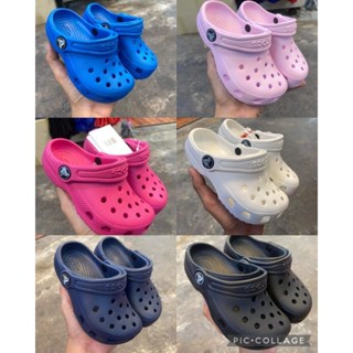 รองเท้าของเด็กลำลองแฟชั่นสไตล์ Crocs LiteRide Clog สุดฮิตน้ำหนักเบาใส่