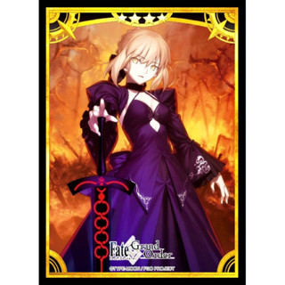 [เศษสลีฟ แยกซอง 1 ใบ Dark Saber 0072] Character Sleeve Fate Grand Order Saber Arturia Alter - สลีฟการ์ด,ซองใส่การ์ด (JP)