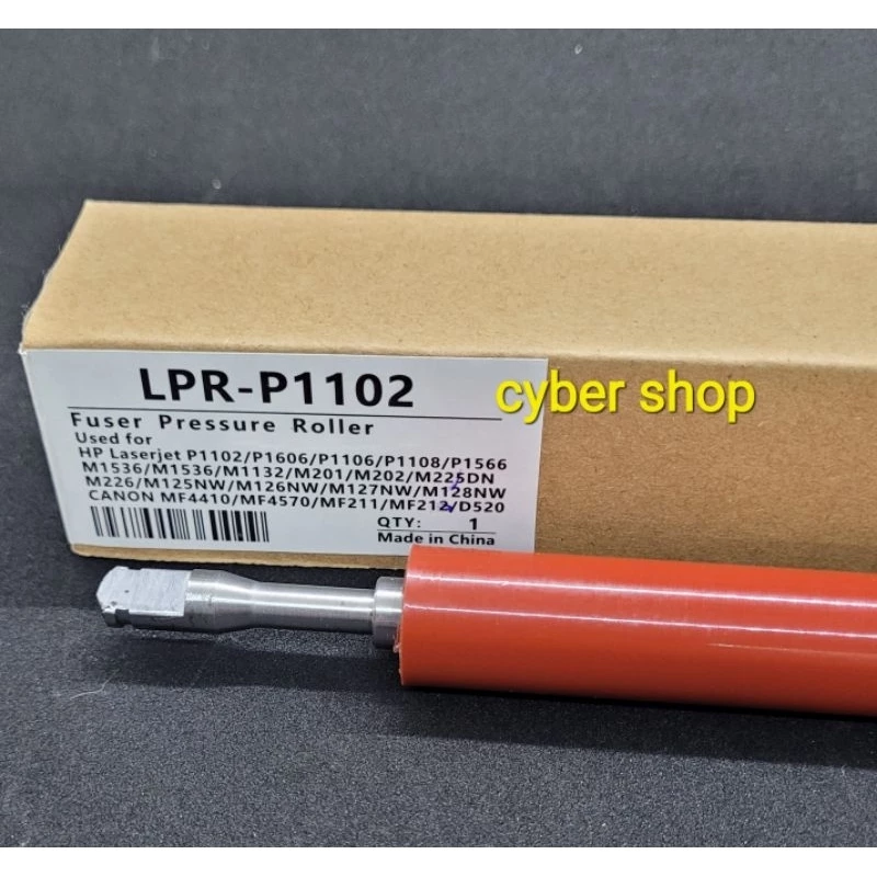 ลูกยางรีดร้อน HP Laserjet P1102/M1132/P1566/M125 /M12a Canon LBP6020 LBP6030 LBP6200 Pressure roller เกรด A