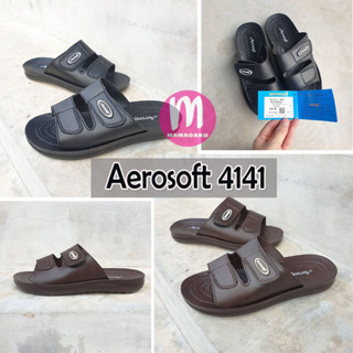 Aerosoft No.4141 รองเท้าแตะผู้ชาย แอโร่ซอฟ รองเท้าสวม รองเท้าสุขภาพ (AS4141)