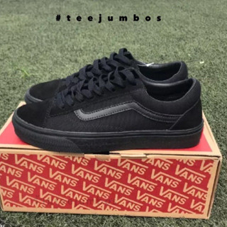 รองเท้า Vans Old Skool Triple Black - VN000D3HBKA 🌵🌈🔥 สินค้าพร้อมกล่อง รองเท้าสีดำล้วน