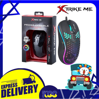 เกมมิ่งเมาส์ เม้าเกมมิ่งส์ Xtrike Me gm-512 Gaming Mouse RGB backlight dpi 6400 พร้อมส่ง สินค้ารับประกัน 6 เดือน