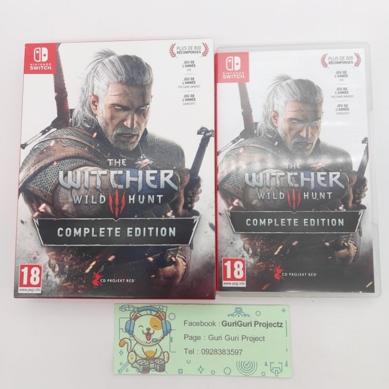 Nintendo Switch The Witcher 3 Complete Edition+ Box Limited