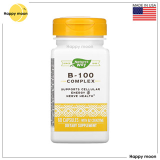 Natures Way, B-100 Complex with B2 Coenzyme, 60 Capsules