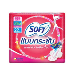 โซฟี Sofy กลางวัน ผ้าอนามัย จำนวน 1 ห่อ 4ชิ้น 22 ซม. (มีปีก!)