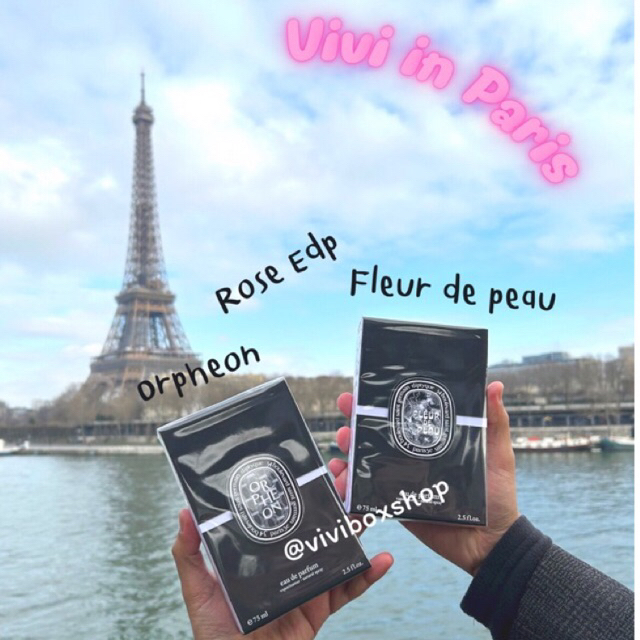 น้ำหอม DIPTYQUE EDP 75 ml Fleur de peau, Orpheon, Rose (รวมกลิ่น)👑 ป้ายคิงและหิ้วปารีส แท้ 💯 [VIVIBO