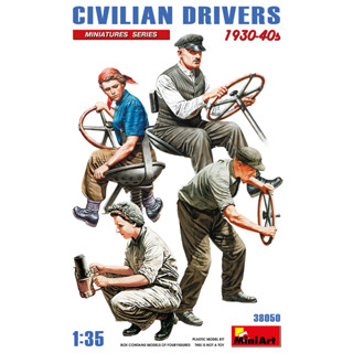 MINIART 38050 CIVILIAN DRIVERS 1930-40s  [1/35]