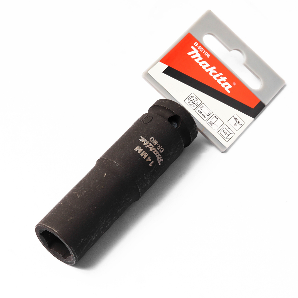 MAKITA มากีต้า MPB-52196 ลูกบล๊อกลมยาว แกน 1/2" 14X81MM IMPACT SOCKET 1/2" 14X81MM Code B-52196