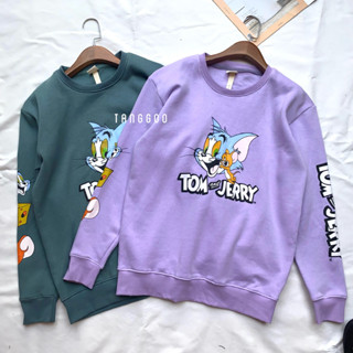 🔥พร้อมส่ง‼️🔥HM Tom&amp;Jerry Sweatshirt แท้💯%