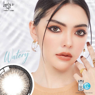 Watery brown พร้อมส่งสายตาปกติและค่าสายตา (lovelysoft)