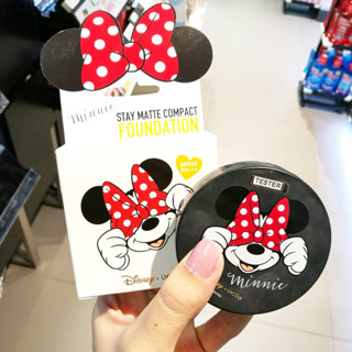 แป้งพัฟ แป้งมินนี่ Minnie Ustar Stay Matte Compact Foundation SPF 25 PA+++ แป้งผสมรองพื้น ปกปิด คุมมัน กันแดด กันน้ำ