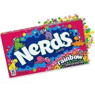 American Wonka Nerds Rainbow Double Color For Sugar Power Nerds 
กล่องกลาง ปริมาณ 141 กรัม
USA import