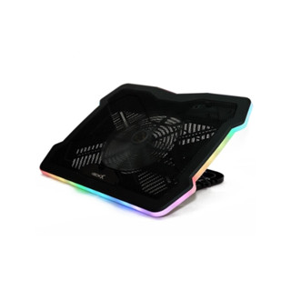 ARROW X Cooling pad with RGB (ADK-CF-6547-A) Black  พัดลมรองโน๊ตบุ๊ค