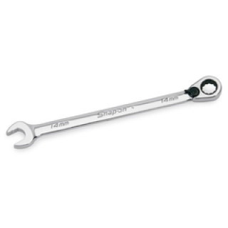 SNAP-ON NO.SOXRRM14 (SOEXRM14) Wrench Metric Combination Flank Drive Plus Ratcheting Box/Open End 14mm. 12P